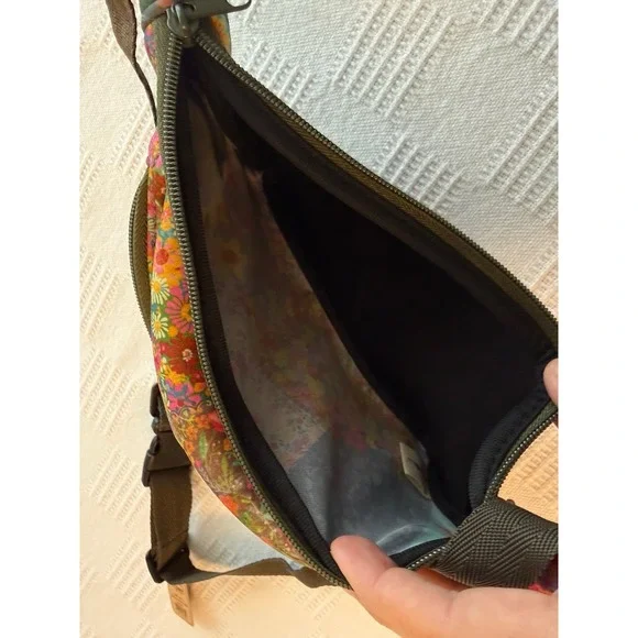 Natural Life Multicolor Floral Belt Bag Boho Festival Fanny Pack NWT Cross Body - Picture 7 of 7